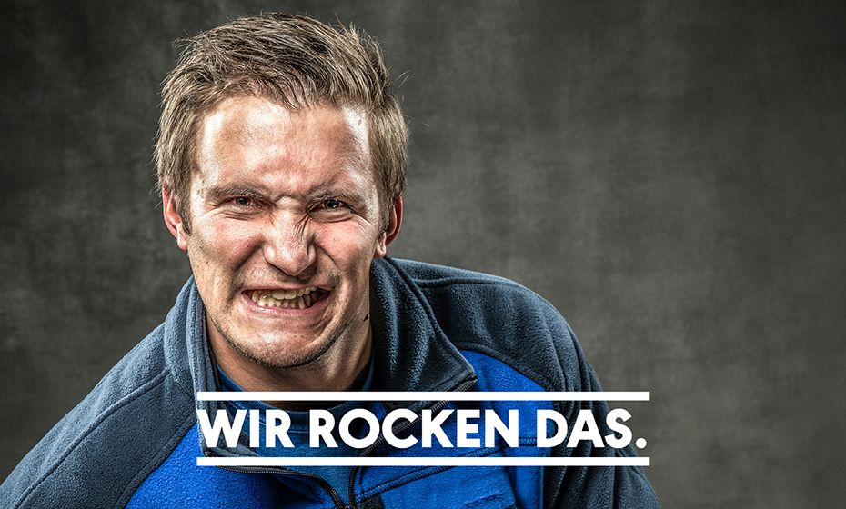 Mitarbeiter Ramseyer und Dilger - wir rocken das