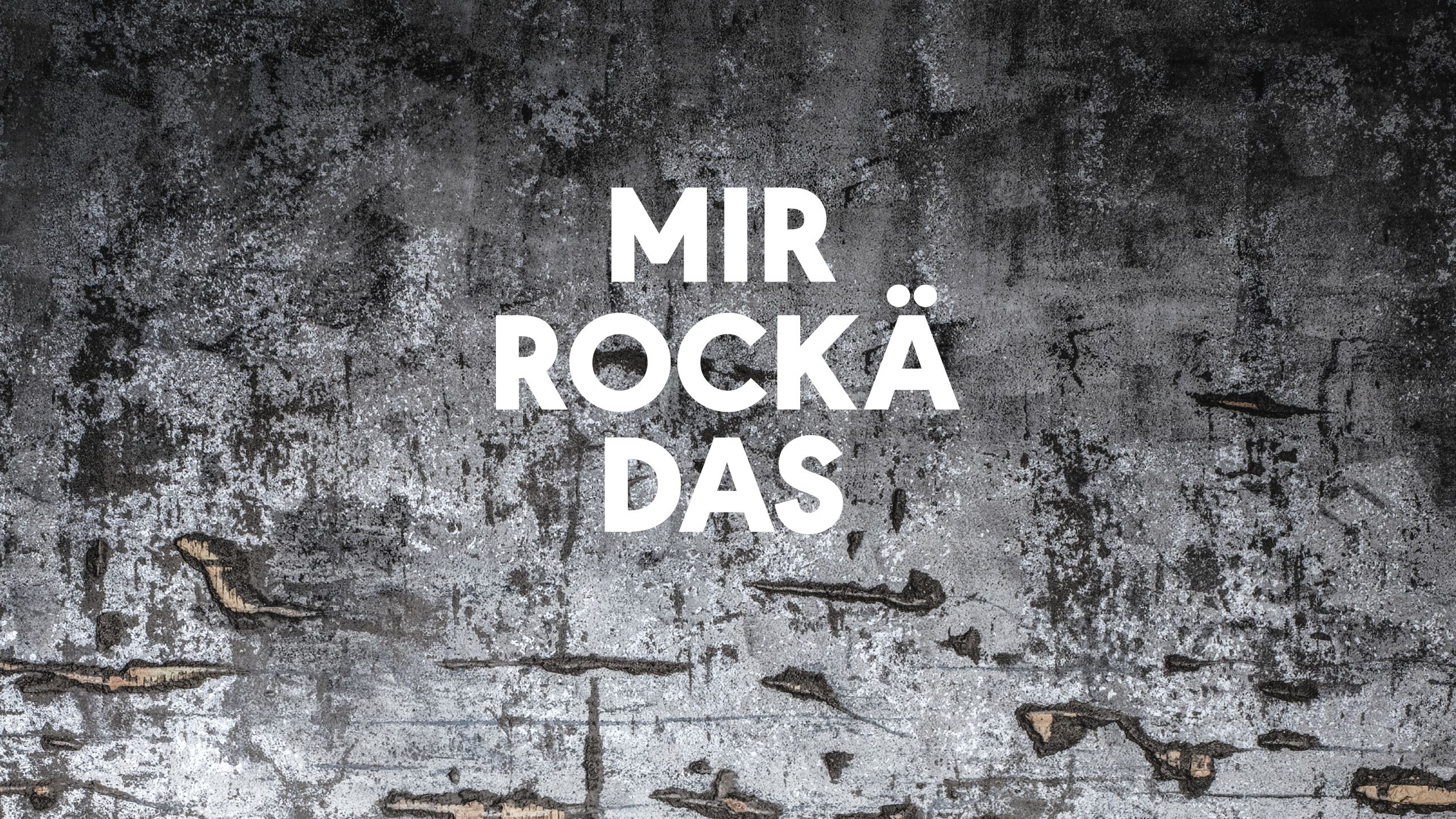 Bild mit Text - Mir rocke das