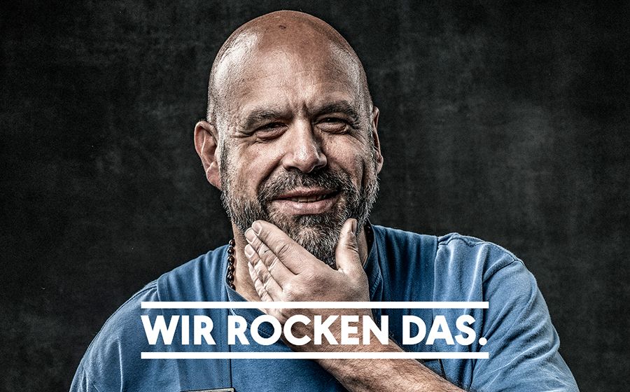Mitarbeiter Ramseyer und Dilger - wir rocken das